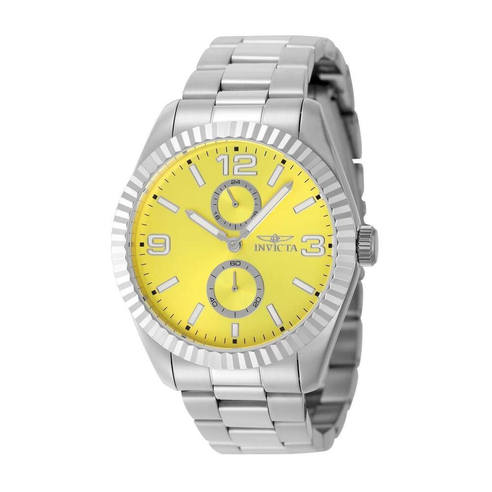 NWT Invicta 49528 Specialty | Quartz | Yellow | Men's Watch
